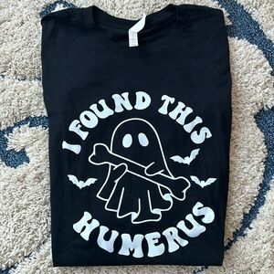 Men’s Graphic T Shirt “I Found This Humerus” size 2XL blk new
